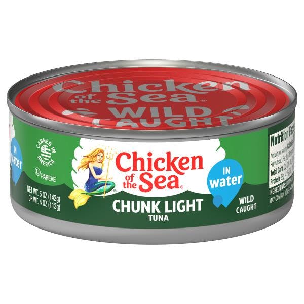 2 Chicken of the Sea Tuna Cans