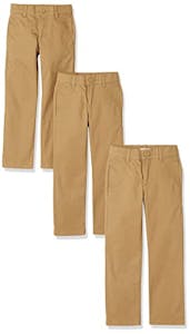 Amazon Essentials Boys' Chino Pants 3-Pack