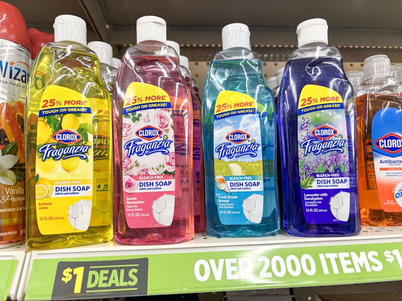 clorox fraganzia dish soap