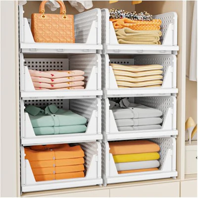 Closet Storage Basket 5-Pack