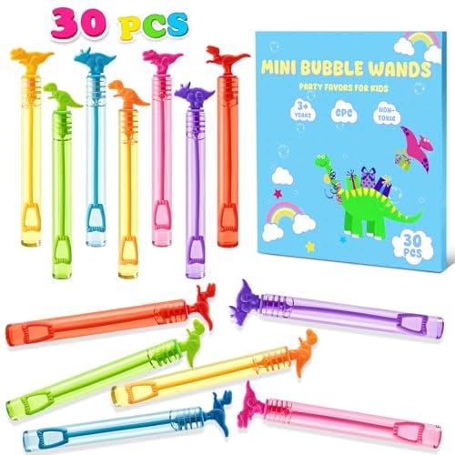 Dinosaur Bubble Wands 30-Pack