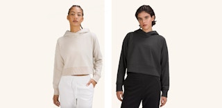 cropped hoodie from lululemon