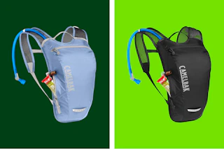 blue and black Camelbak Hydrobak