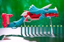 NERF DinoSquad Tricera-Blast Dart Blaster