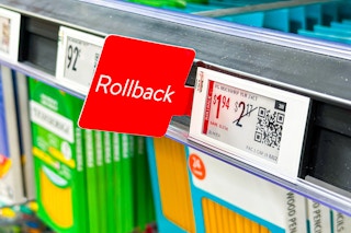 walmart digital tag with rollback tag