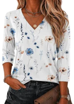 Women's 3/4 Sleeve Top