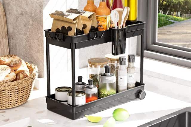 Under-Sink Organizer, Just $7.49 With Amazon Promo Code card image