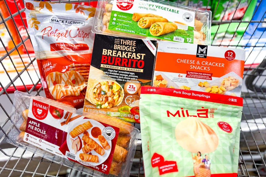 sams club new foods shopping haul 1