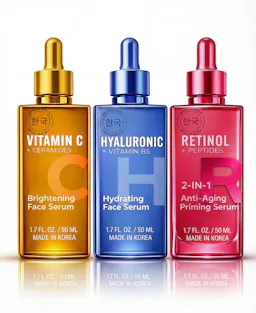 Korean Skincare Serum Set
