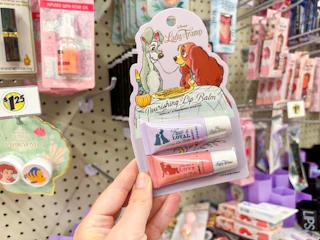 dollar tree disney lady and tramp lip balm