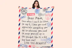 Mother's Day Throw Blanket B0CYKXR86N