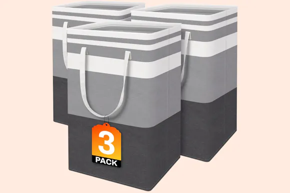 Laundry Basket 3-Pack, Now $16.99 on Amazon (Reg. $29.99)