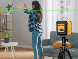 Self-Leveling Laser Beam, Now $10.99 on Amazon card image