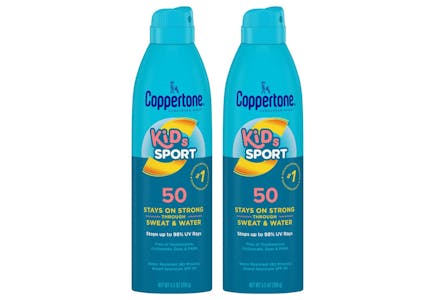 2 Coppertone Kids Sprays