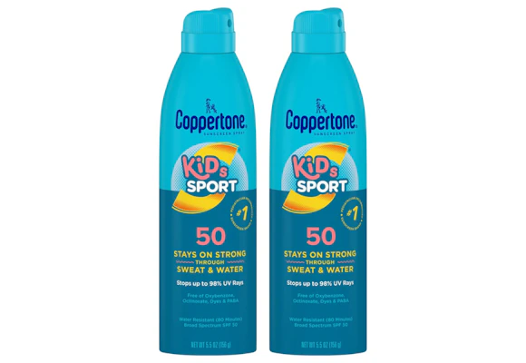2 Coppertone Kids Sprays
