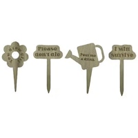 Festive Voice Garden Party Plant Marker