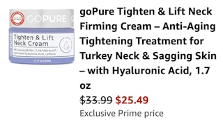 firming cream amazon receipt