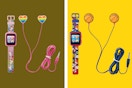 2 PlayZoom KidsSmartwatch & Earbuds Sets (rainbow heart & basketball themes)
