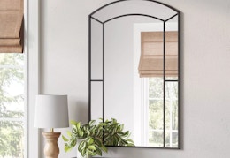 This Threshold Window Pane Wall Mirror Is Now $47 at Target (Reg. $70) card image