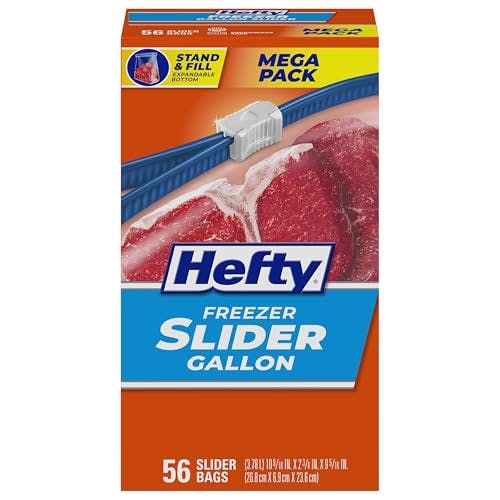Hefty Slider Freezer Bags