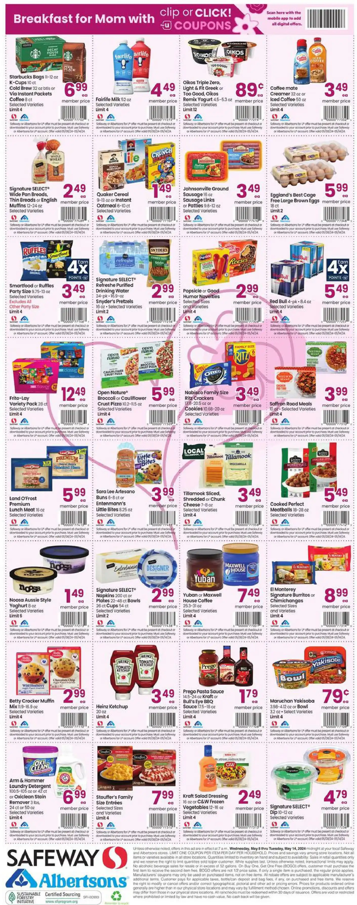 Safeway Weekly Ad: May 8 - 14, 2024 - The Krazy Coupon Lady
