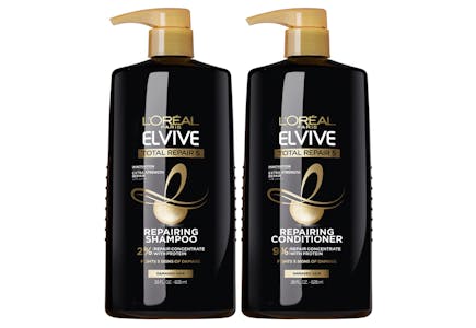 L'Oreal Total Repair Shampoo & Conditioner Set