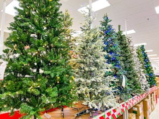 christmas trees at target
