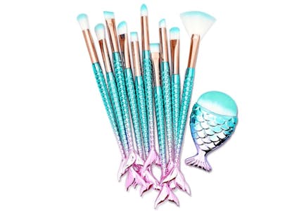 Mermaid Makeup Brush Set