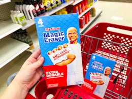 Hurry — Grab a 4-Pack of Mr. Clean Magic Erasers for Only $3 at Target card image
