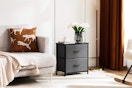 Sweetcrispy Nightstand with 2 Storage Drawers B0D597Y6QB
