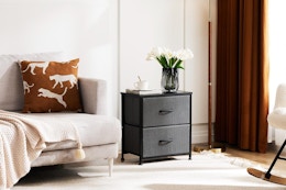 Sweetcrispy Nightstand with 2 Storage Drawers B0D597Y6QB