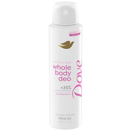 2 Dove Whole Body Sprays