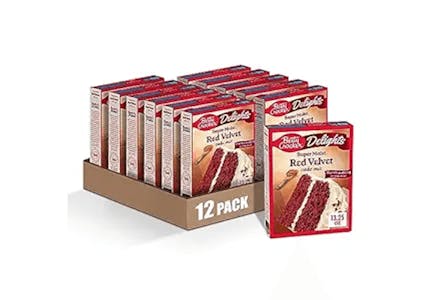 Betty Crocker Red Velvet Cake Mix 12-Pack