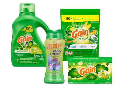 4 Gain Laundry Products