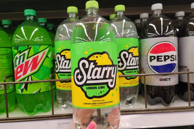 Starry or Schweppes Soda 2-Liters, Only $0.60 Each at Dollar General card image