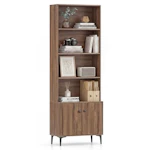 5-Tier Bookcase with Storage Cabinet