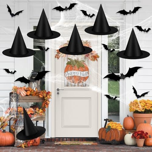 Halloween Witch Hat Set