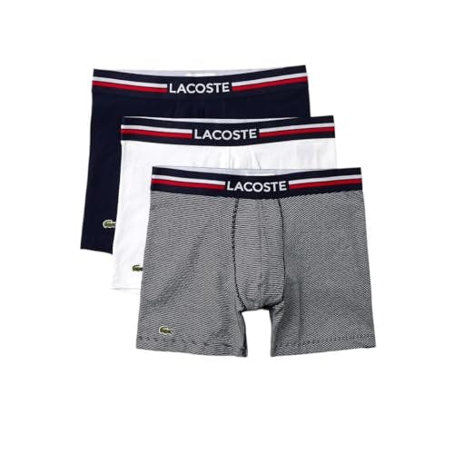 Lacoste Men's Boxer Briefs 3-Pack