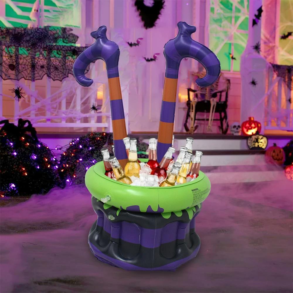 Inflatable Witch Cauldron Cooler
