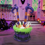Inflatable Witch Cauldron Cooler