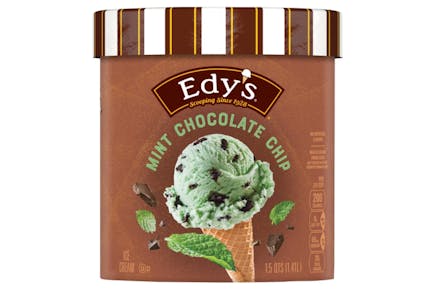 2 Edy's Ice Cream Tubs
