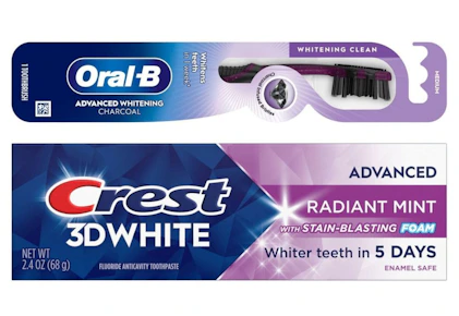 1 Crest + 1 Oral-B