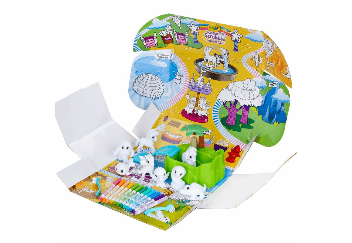 Crayola Scribble Scrubbie Zoo Playset