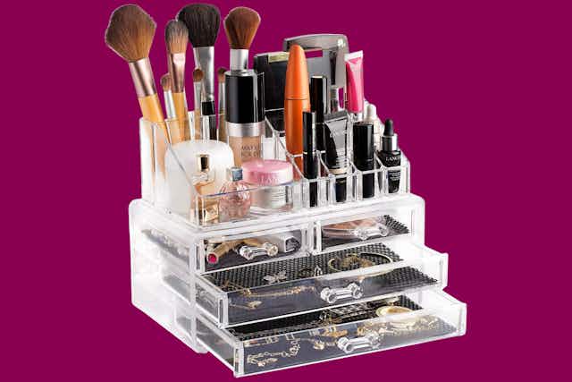 Cosmetic and Jewelry Storage Organizer, 60% Off at Walmart (Now $16) card image