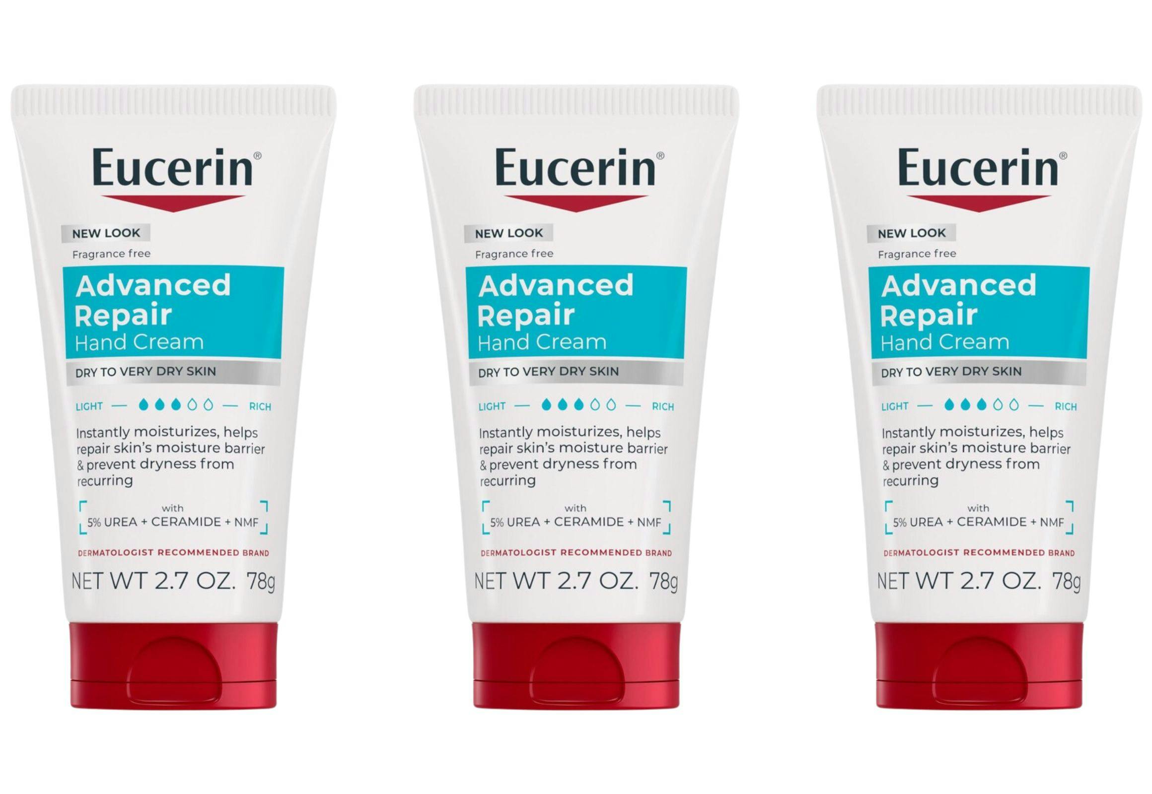 3 Eucerin Advanced Repair Hand Creams
