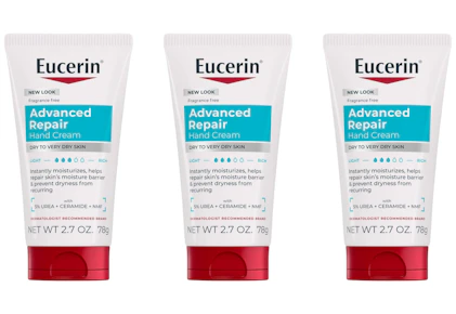 3 Eucerin Advanced Repair Hand Creams