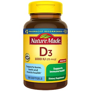 Nature Made Vitamin D3 Softgels