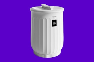 Stock image of the white iHome Towel Warmer Bucket