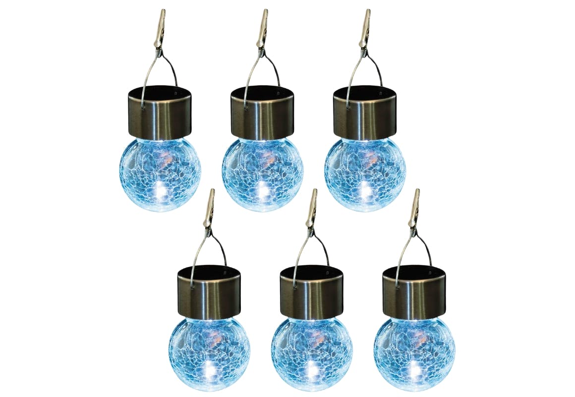Solar-Powered Hanging Light Set