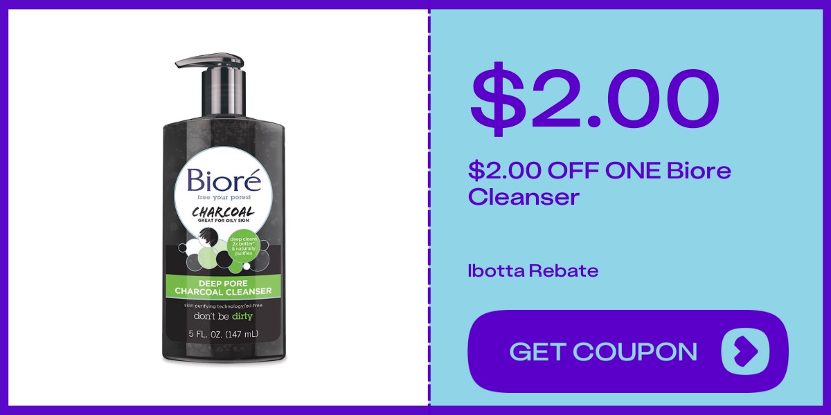 biore charcoal cleanser